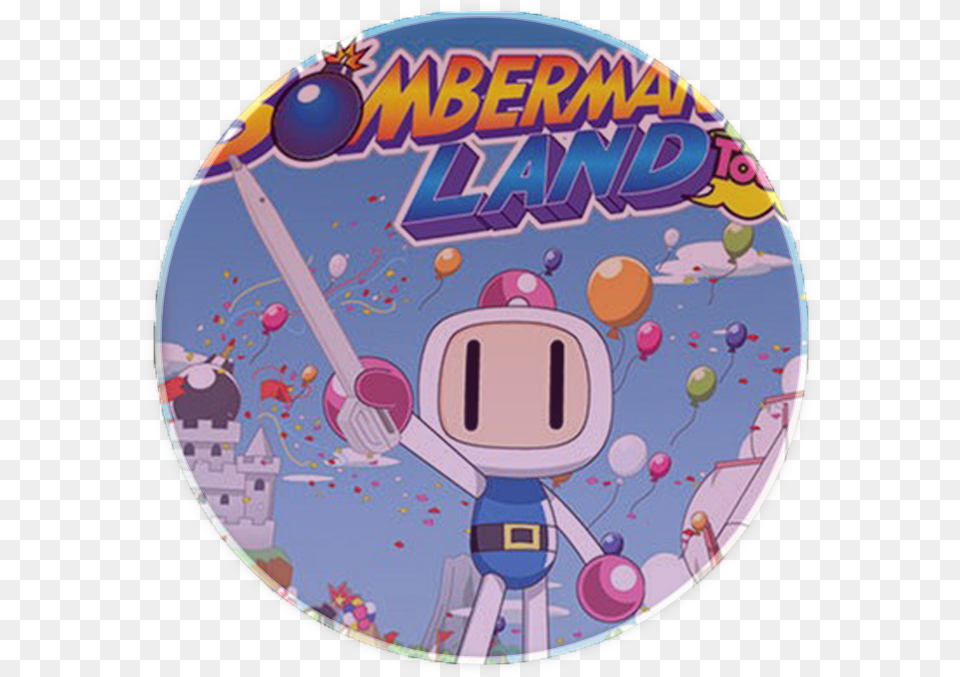 Bomberman Land Touch Pacifico App Download Bomberman Land Touch Cover, Baby, Person, Plate Png