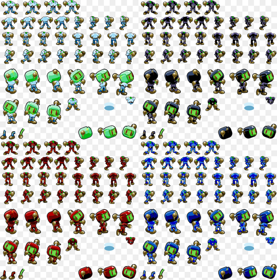 Bomberman Sprite Spriters Resource Zombie, People, Person, Crowd Free Png Download