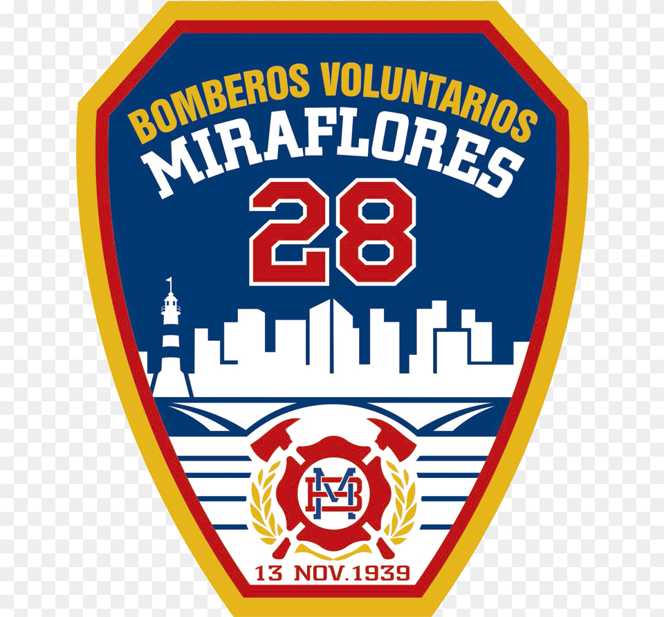 Bomberos Miraflores Emblem, Badge, Logo, Symbol Free Png Download