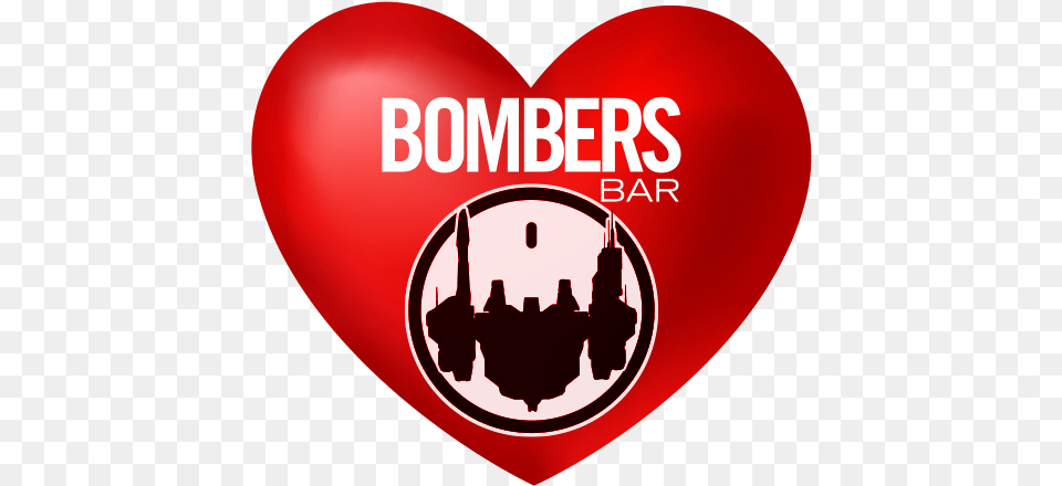 Bombers Bar Thebombersbar Twitter Language, Heart, Logo, Balloon Free Png Download