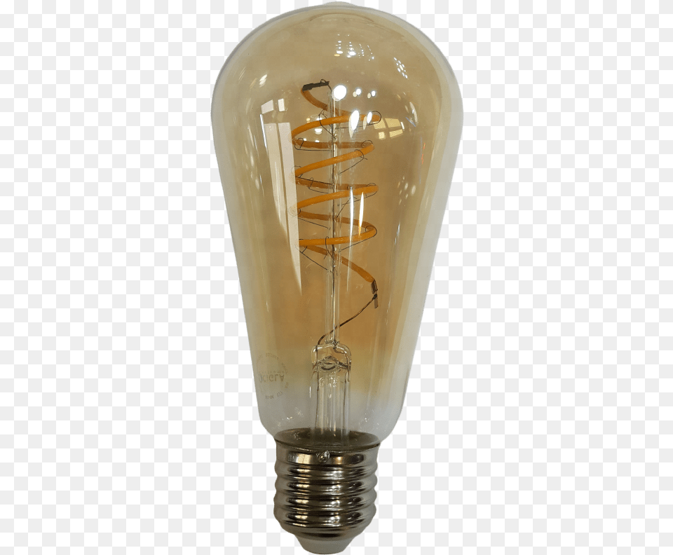 Bombillo Filamento Tipo Pera Espiral 4w Incandescent Light Bulb, Lightbulb Png