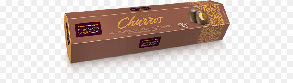 Bombom Churros Chocolates Brasil Cacau, Box, Cardboard, Carton Free Png Download