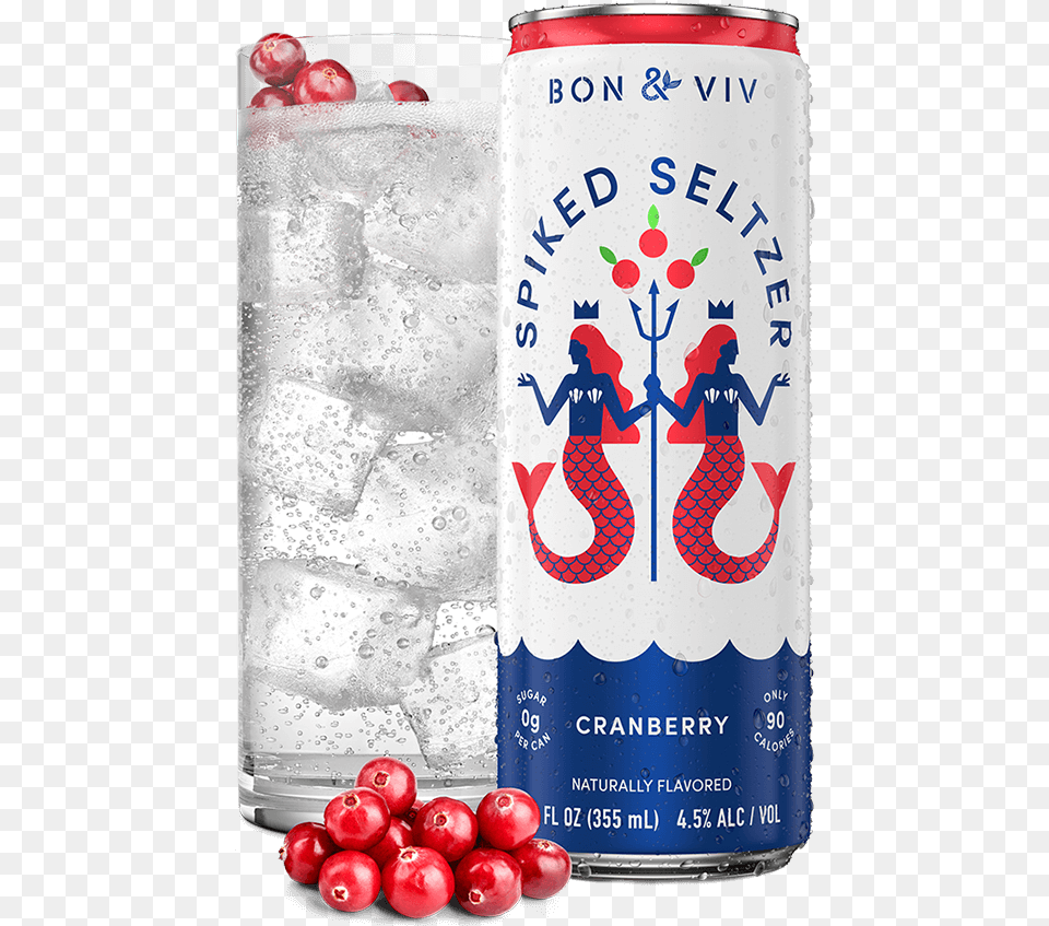 Bon And Viv Spiked Seltzer Cranberry Bon And Viv Spiked Seltzer, Adult, Tin, Person, Woman Free Png