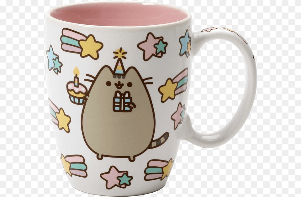 Bon Anniversaire Kawaii, Cup, Pottery, Beverage, Coffee Free Transparent Png