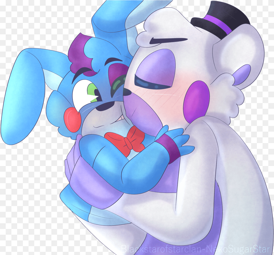Bon Bon X Funtime Freddy Cause I Think Theyre Cute Funtime Freddy X Bon Bon, Cartoon, Inflatable, Baby, Person Free Png Download