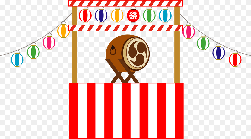 Bon Dance Stage Clipart, Food, Sweets Free Png Download