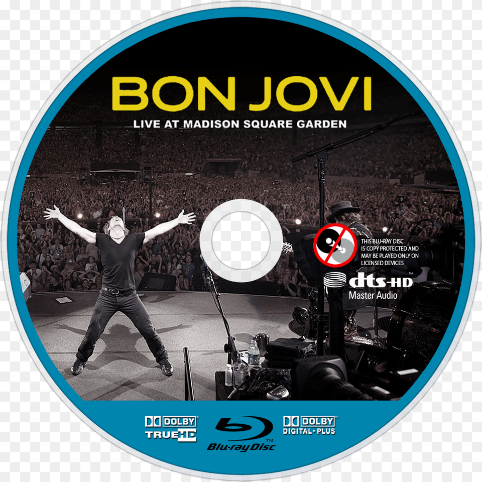 Bon Jovi Live At Madison Square Garden Blu Ray, Adult, Male, Man, Person Png