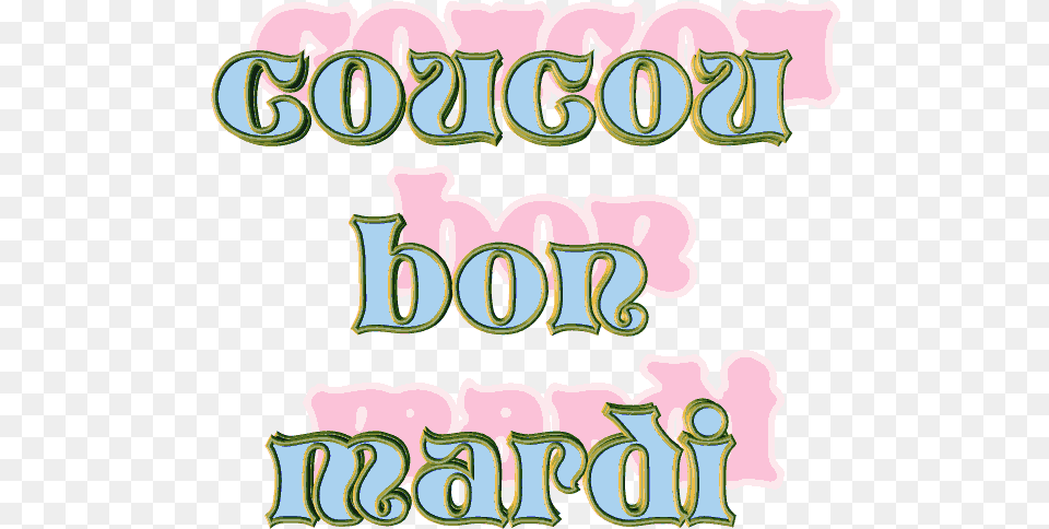 Bon Mardi Gif Bon Mardi A Tous, Text, Number, Symbol, Book Free Png