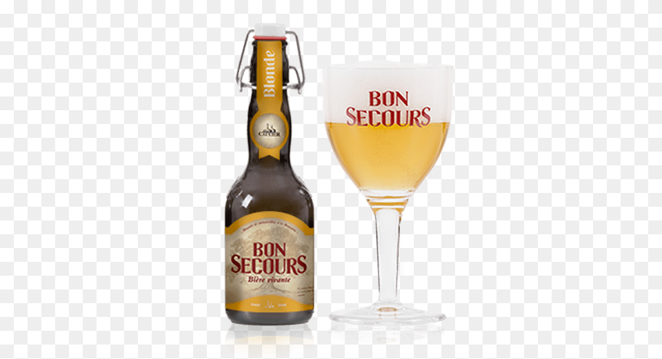 Bon Secours Beer, Alcohol, Beverage, Glass, Lager Png Image