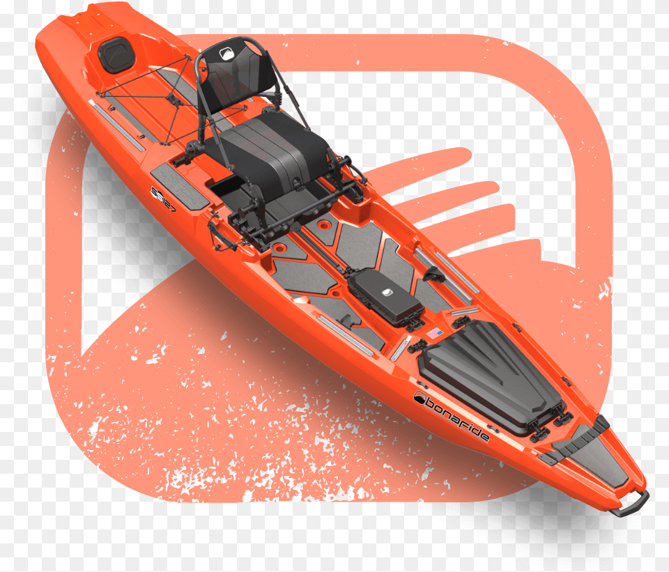 Bonafide Ss127 Fishing Kayak, Boat, Canoe, Rowboat, Transportation Free Png Download
