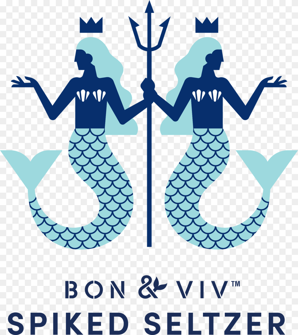 Bonampviv Mermaid Vertical Iceblue Bon Amp Viv Spike Seltzer, Advertisement, Poster, Adult, Female Free Transparent Png