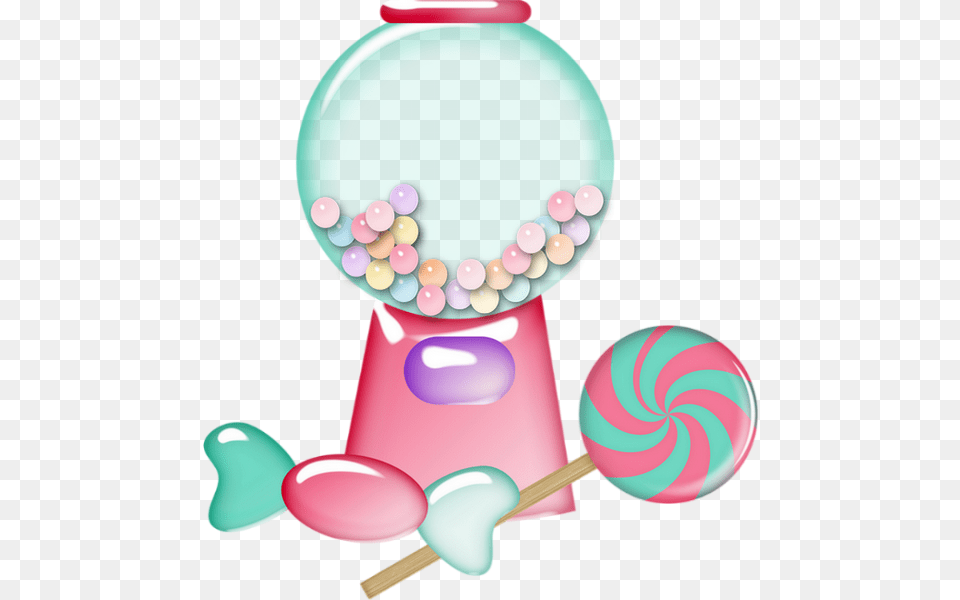 Bonbons Sucette Tube Gourmandise Candy Machine Gumball Clipart, Food, Sweets, Lollipop, Nature Free Png Download