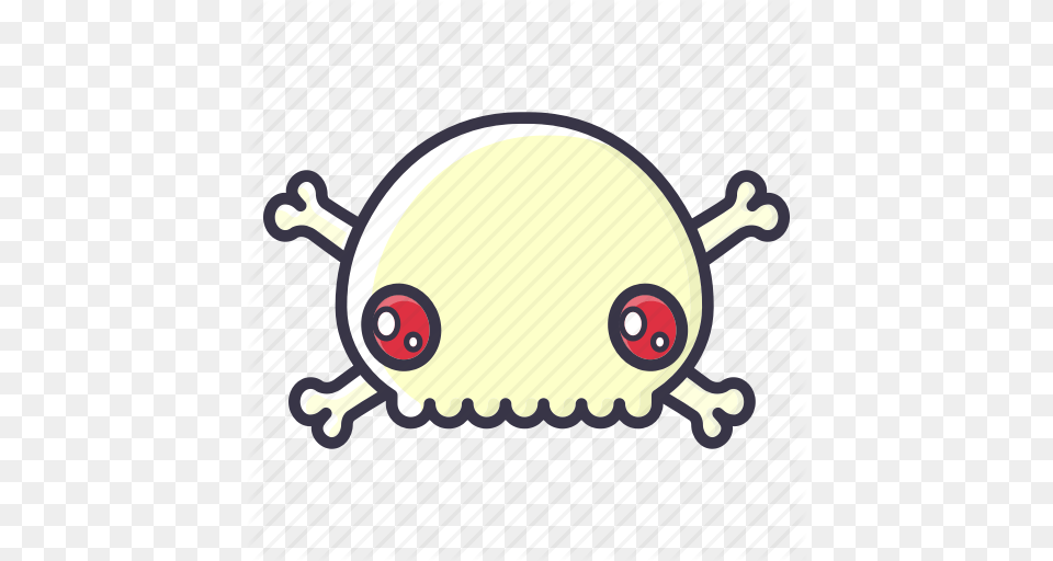 Bone Cartoon Cute Ghost Halloween Monster Spooky Icon, Guitar, Musical Instrument Free Png Download