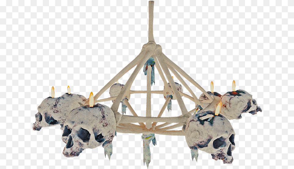 Bone Chandelier Iron, Lamp Png