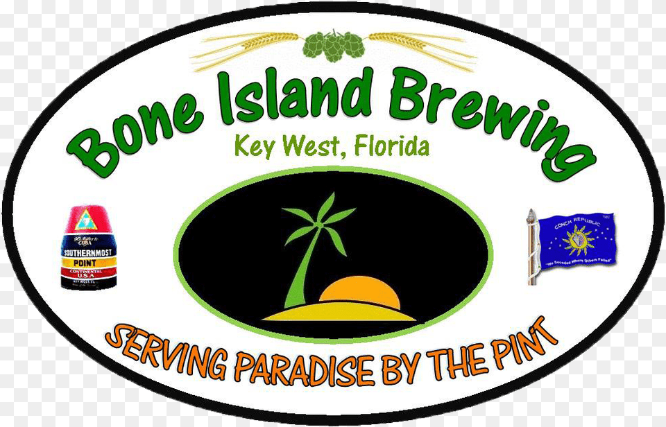 Bone Island Brewing Bone Island Brewery, Logo, Food, Fruit, Plant Png Image