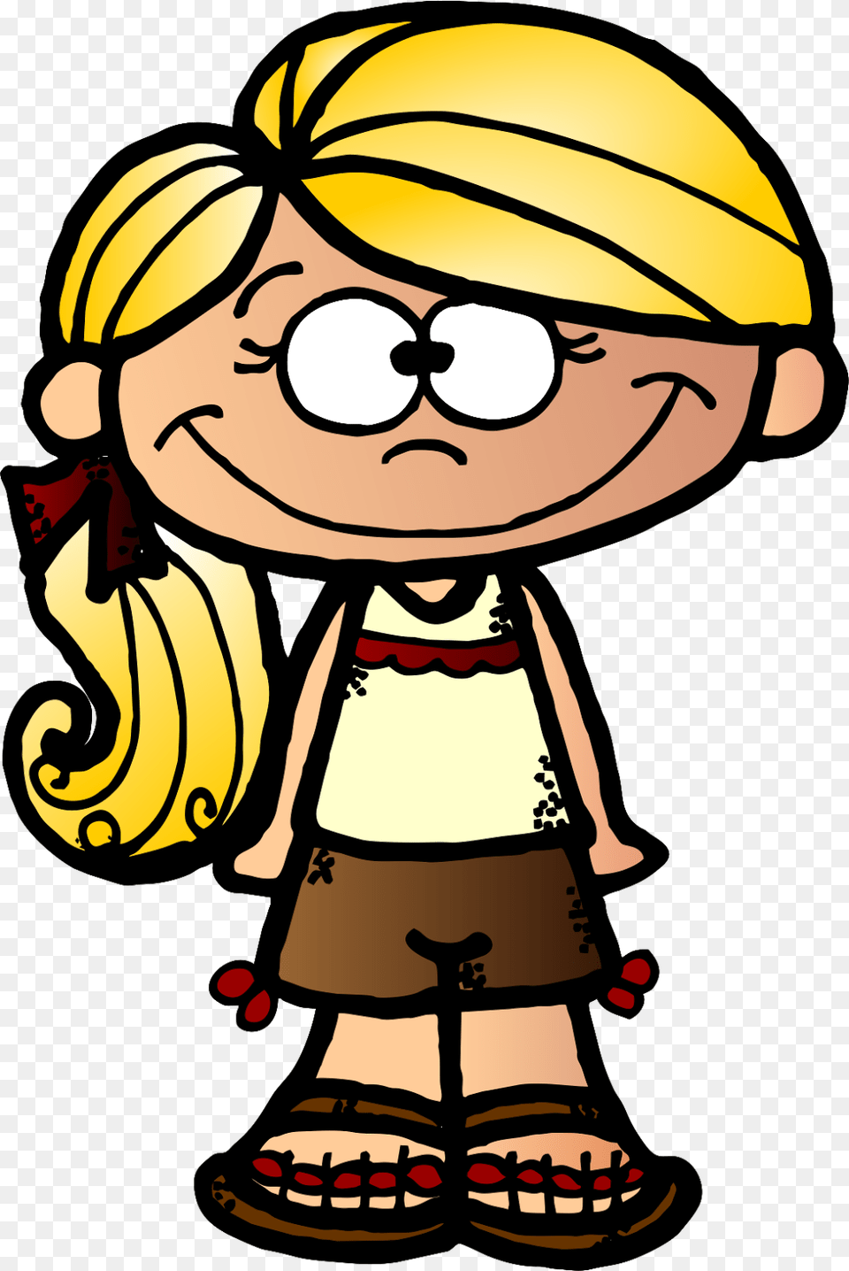 Bonecas Meninas School Girl Clipart Clip Art, Person, Cartoon, Face, Head Free Png Download