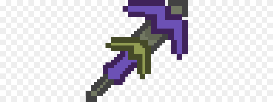 Boned Sulfer Pickaxe Minecraft Lapis Lazuli Pickaxe, Purple, Sword, Weapon Png