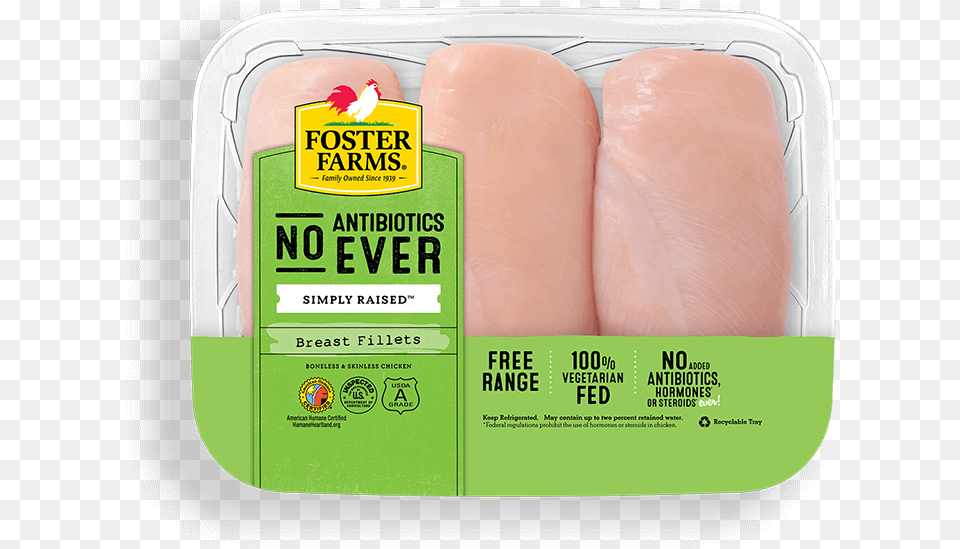 Boneless Skinless Breast Fillets With No Antibiotics, Food, Meat, Pork Png