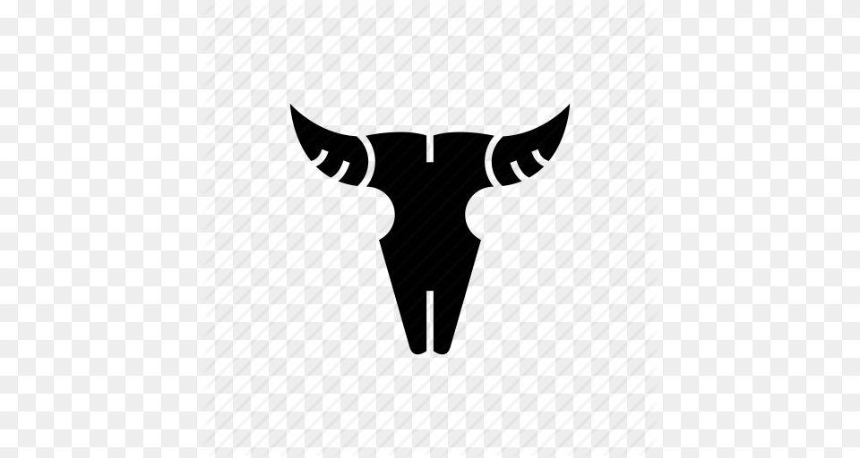 Bones Bull Cow Death Desert Skull Wild Icon, Silhouette, Clothing, Lingerie, Underwear Free Png