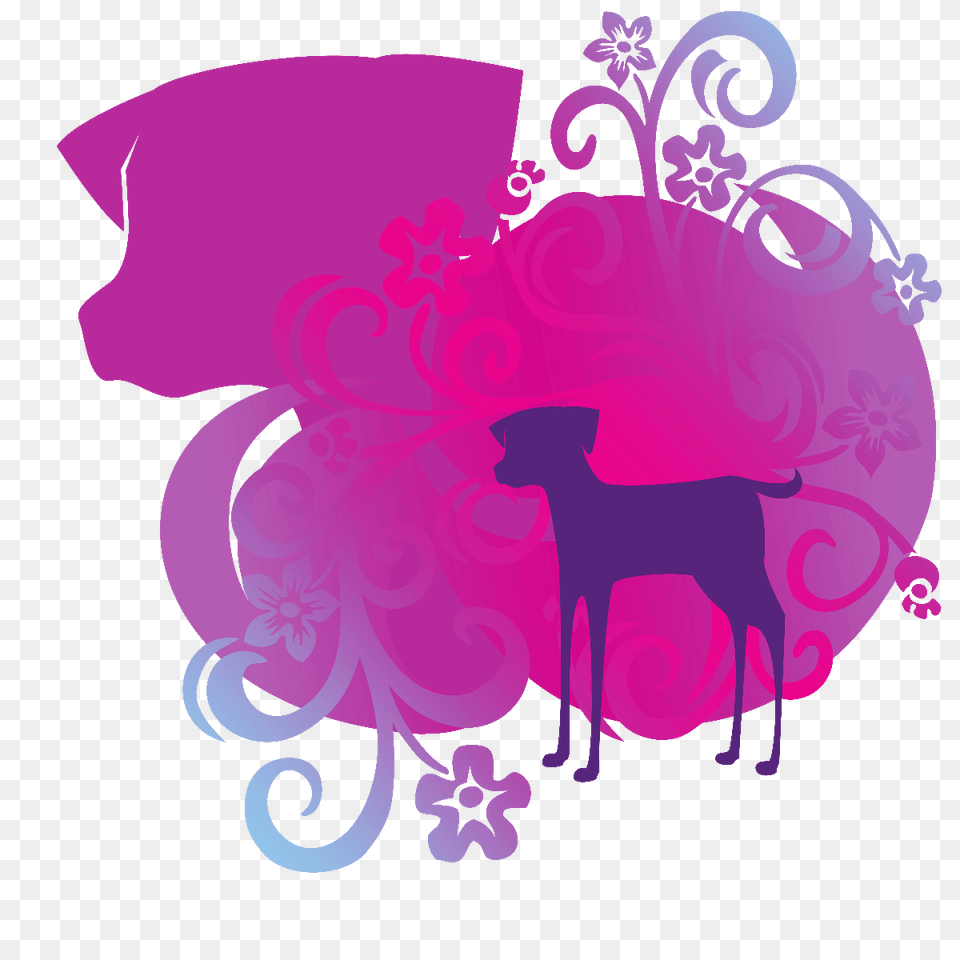 Bones Clipart Pet Sitting, Graphics, Purple, Art, Pattern Free Png Download