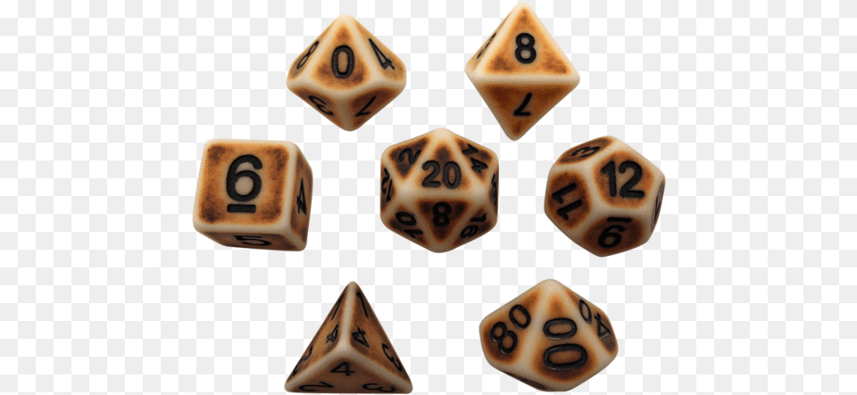 Bones Plastic Set Of 7 Polyhedral Rpg Triangle, Dice, Game Free Png