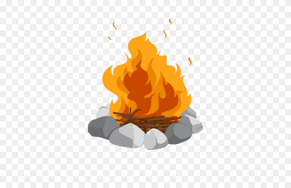 Bonfire, Fire, Flame, Baby, Person Png Image