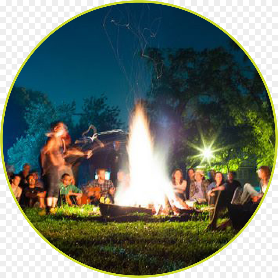 Bonfire, Fire, Flame, Outdoors, Person Free Png