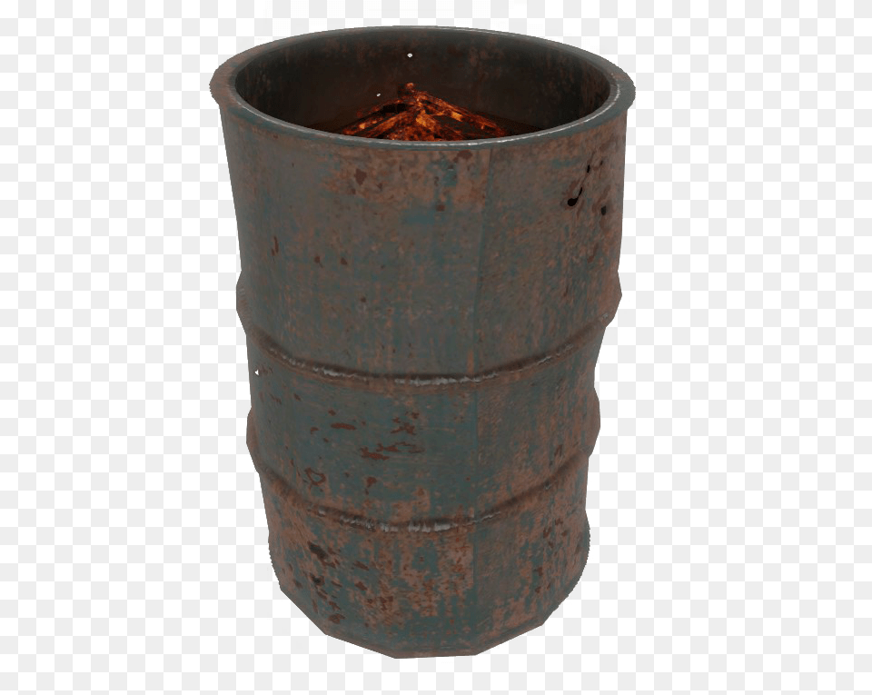 Bonfire Barrel Mailbox Planter Barrel Free Transparent Png