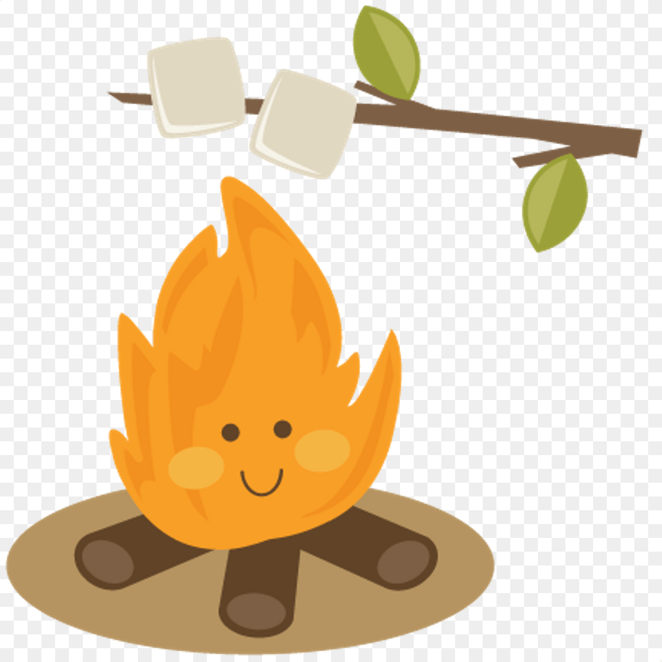 Bonfire Cute Camping Clipart, Food, Meal, Flower, Plant Free Transparent Png