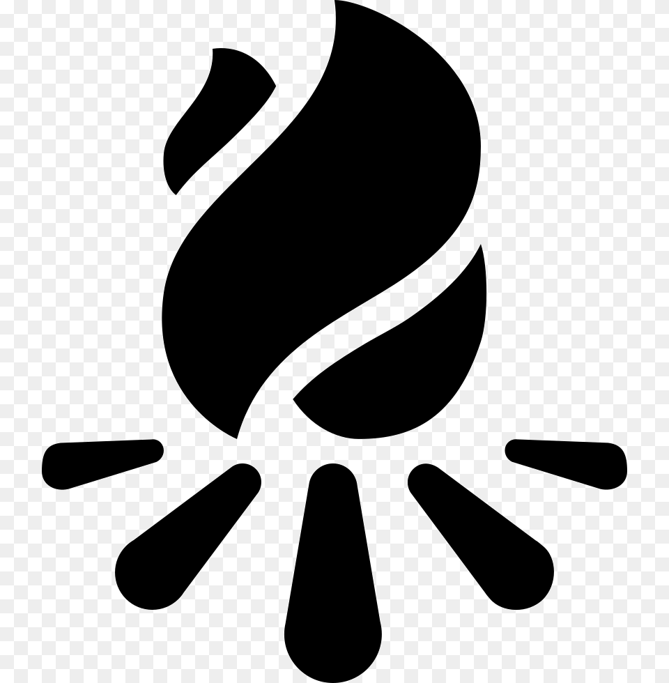 Bonfire Hd Bon Fire Icon, Stencil Png