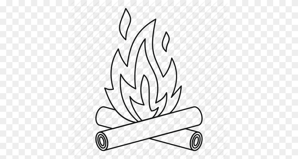 Bonfire Outline Clipart Bonfire Night Clip Art Bonfire, Machine, Wheel Png Image