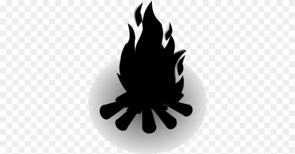 Bonfire Poster, Silhouette, Stencil, Fire, Flame Free Transparent Png