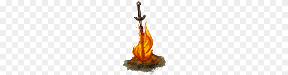 Bonfire Sticker, Fire, Flame, Sword, Weapon Free Png