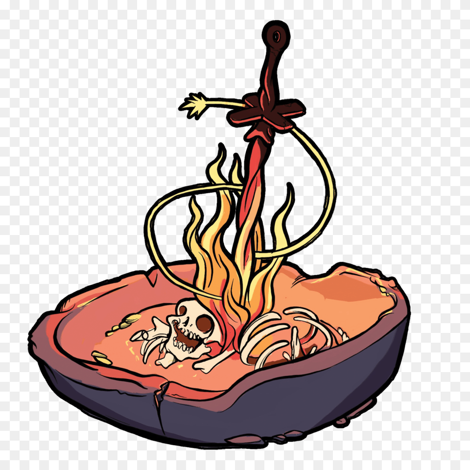 Bonfire Sticker Moe Balinger Illustration, Fire, Flame Free Png Download