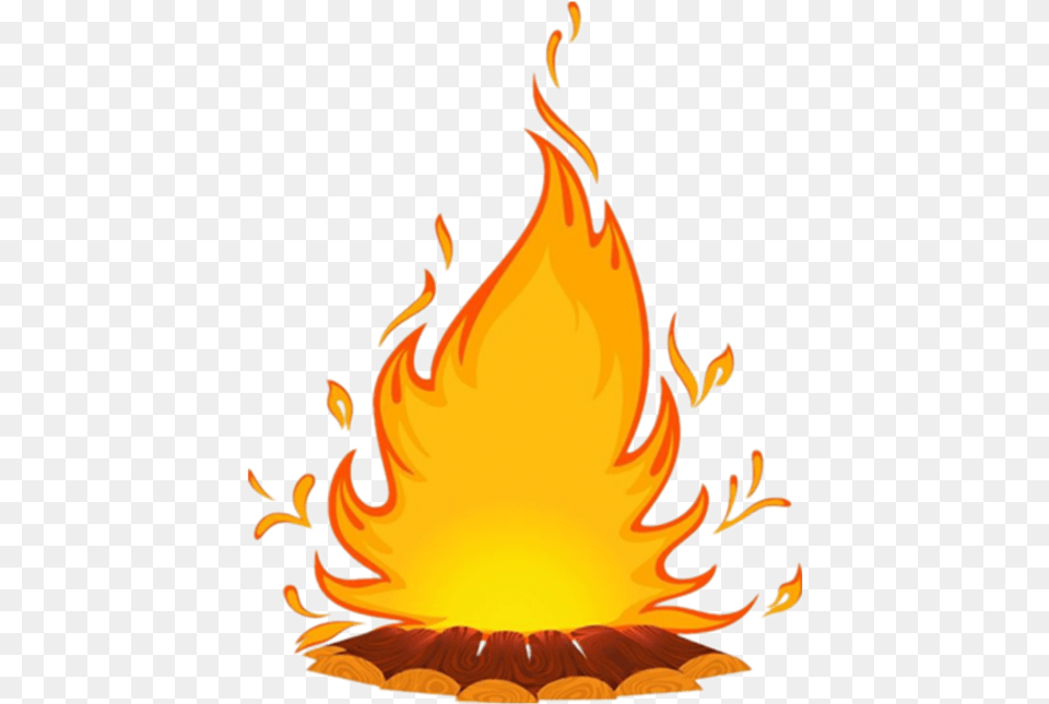 Bonfire Vector, Fire, Flame Png