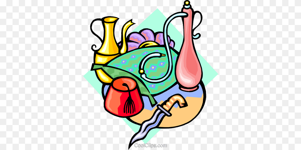 Bong And Pillow Royalty Vector Clip Art Illustration, Pottery, Dynamite, Weapon Free Png