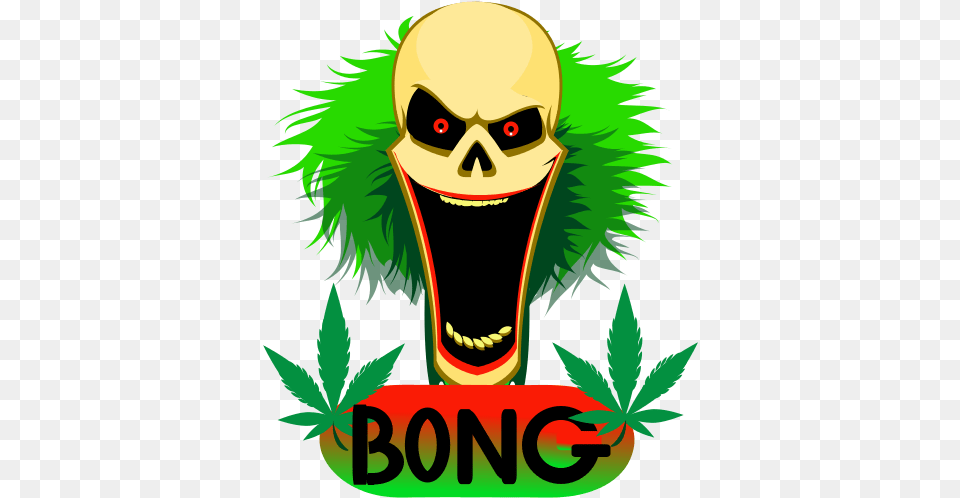 Bong Clown Official Psds Logo Crew Gta, Person, Leaf, Plant, Face Free Transparent Png