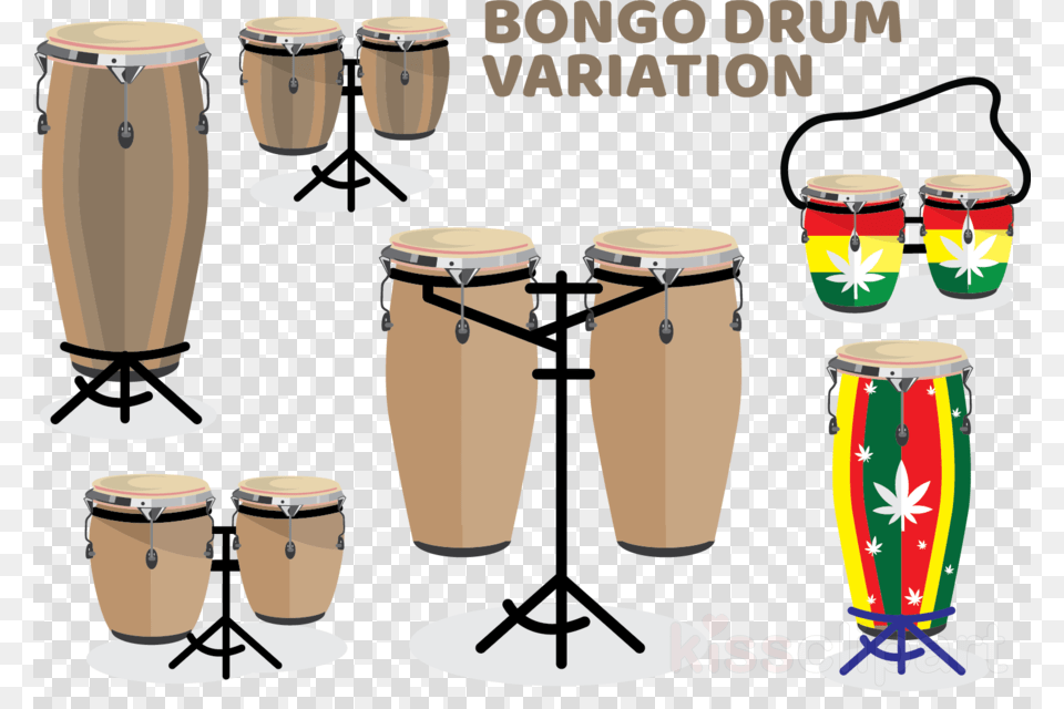 Bongo Drum Clipart Tom Toms Timbales Conga Drum, Musical Instrument, Percussion, Chess, Game Png Image