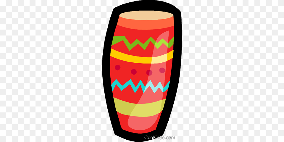 Bongo Drum Royalty Vector Clip Art Illustration, Jar, Musical Instrument, Percussion, Can Free Transparent Png