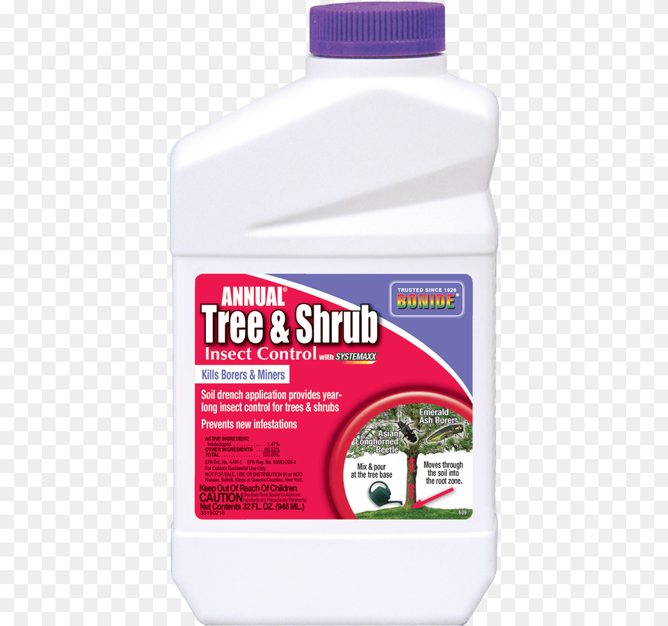 Bonide Annual Tree And Shrub Insect Control, Bottle, Shaker Free Png