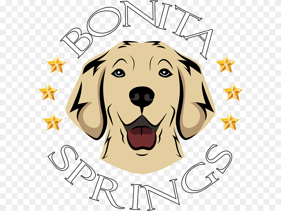 Bonita Springs Golden Retriever Kennel Logo Dog Yawns, Face, Head, Person, Animal Free Png