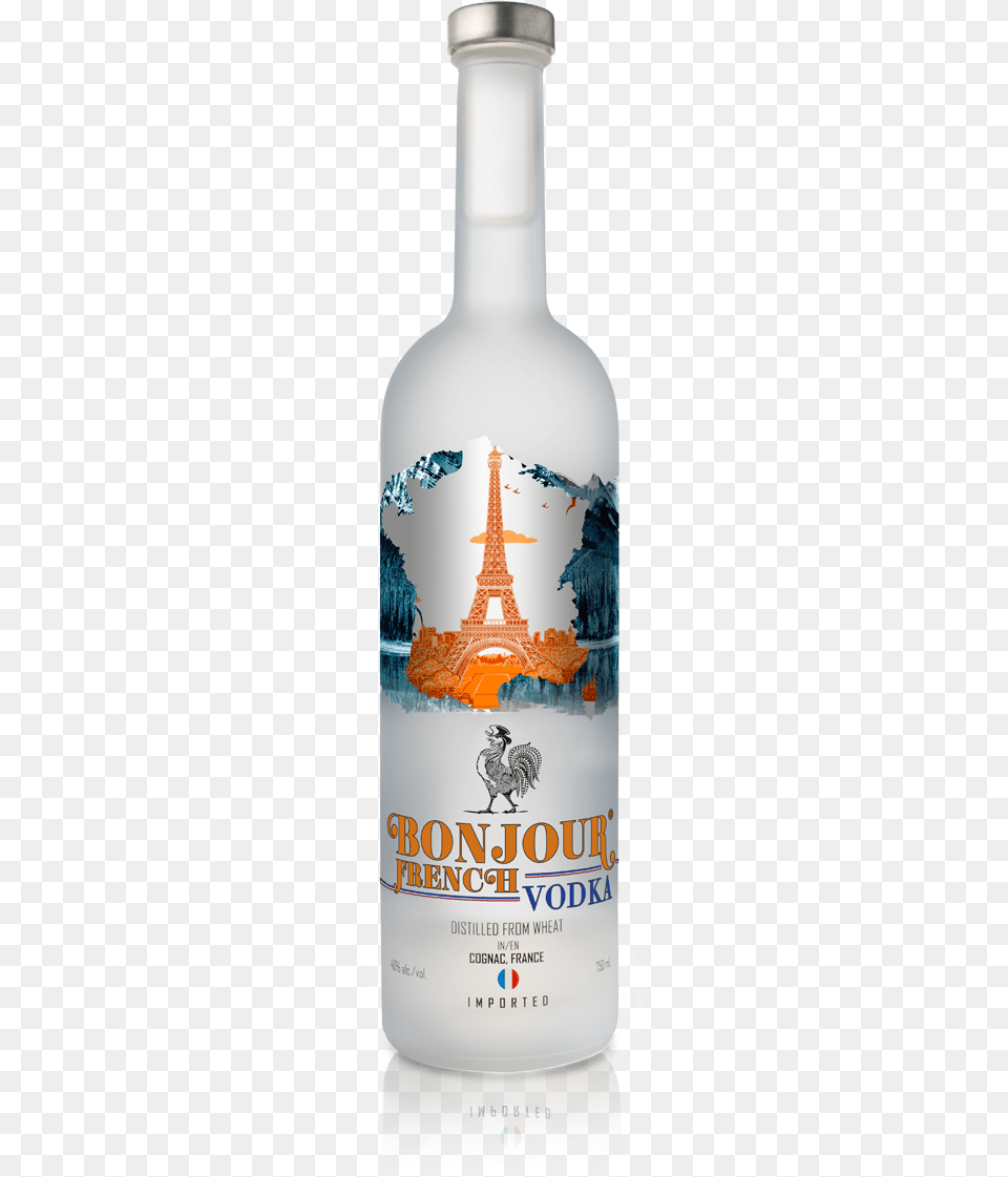 Bonjour French Vodka, Alcohol, Beverage, Liquor, Gin Png Image