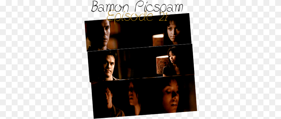 Bonnie Bennett And Damon Salvatore Episode 21 Icons Bonnie Bennett, Art, Collage, Photography, Face Png