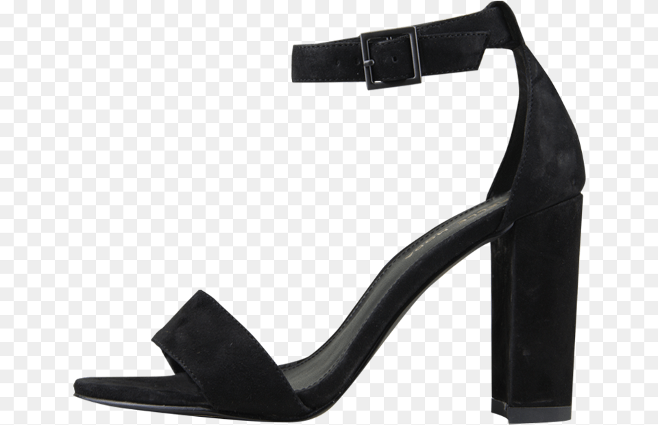 Bonnie Black Block Strap Heel, Accessories, Clothing, Footwear, High Heel Free Transparent Png