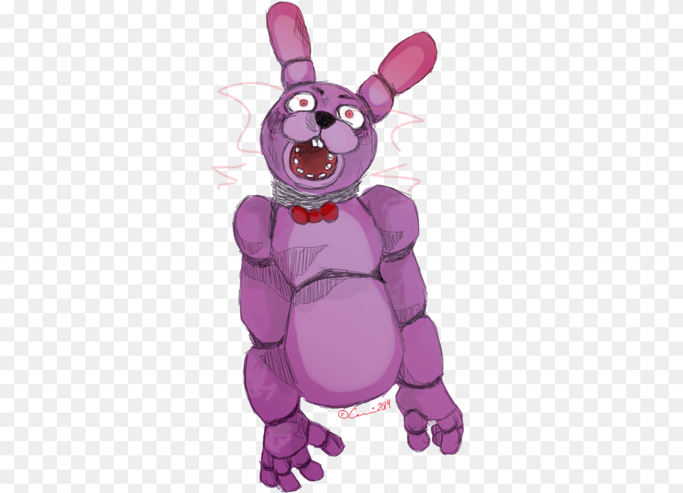 Bonnie Goes Rawr Bonnie From Five Nights At Freddy39s Art, Purple, Book, Comics, Publication Free Transparent Png