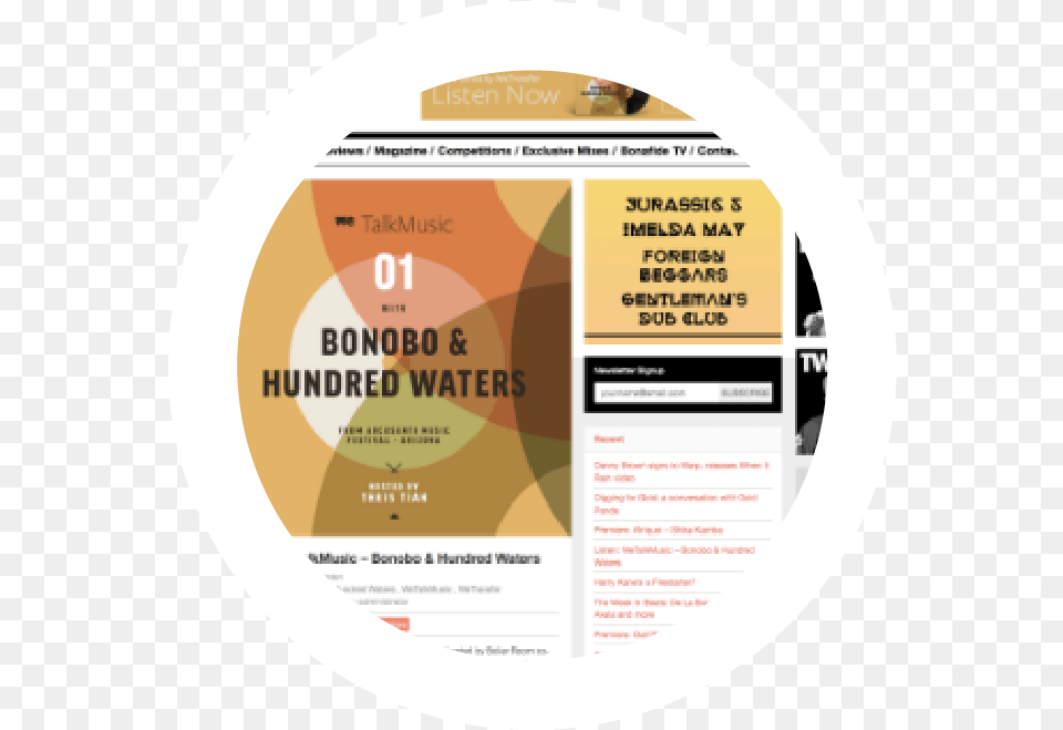 Bonobos Logo Download Circle, Advertisement, Poster, Disk Free Png