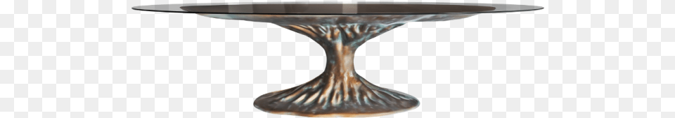 Bonsai Dining Table With Base Finished In Bronze Color Coffee Table, Coffee Table, Dining Table, Furniture Free Png