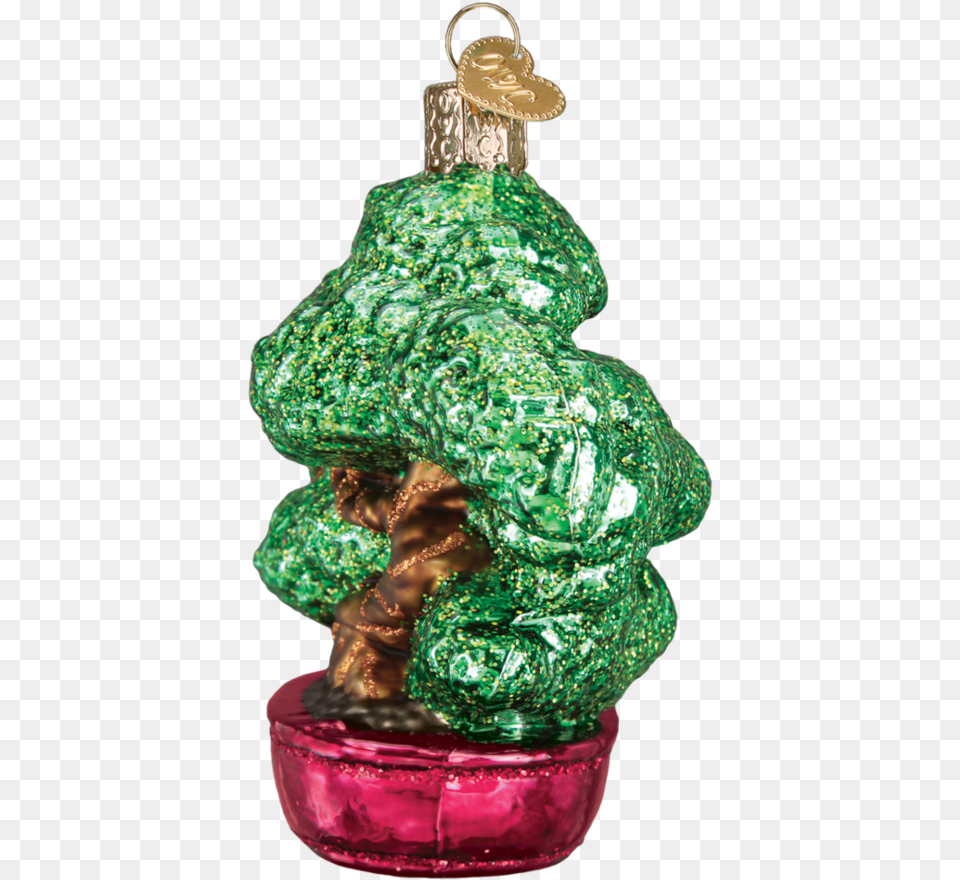 Bonsai Tree Old World Christmas Ornament Christmas Tree, Accessories, Gemstone, Jewelry, Person Free Transparent Png