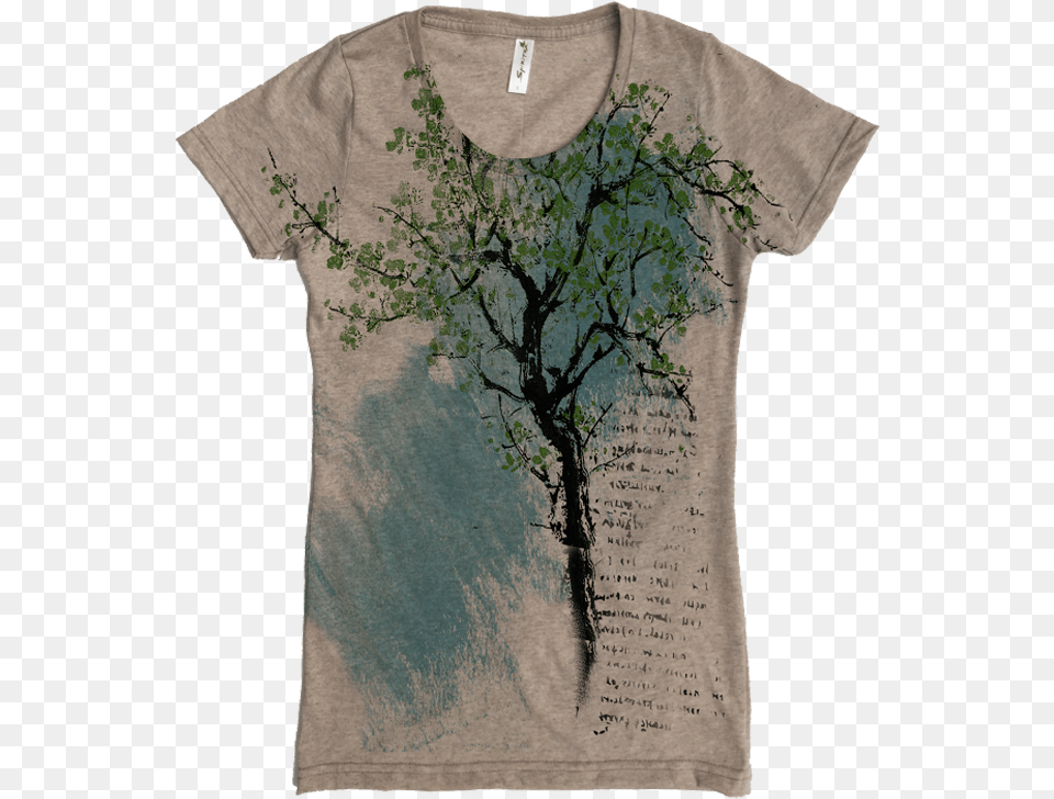 Bonsai Tree Tee Tree, Clothing, T-shirt, Person Free Transparent Png