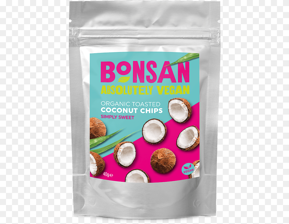 Bonsan Coconut Chips, Food, Fruit, Plant, Produce Png